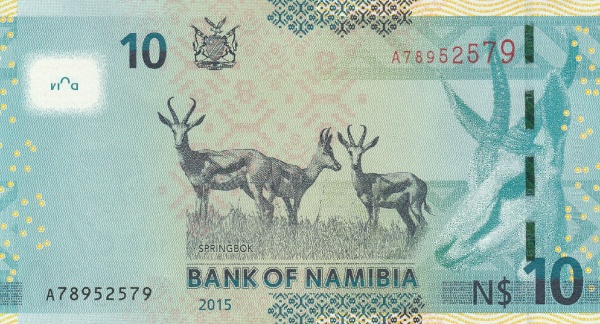 Namibia 10 2012 UNC P-11/a